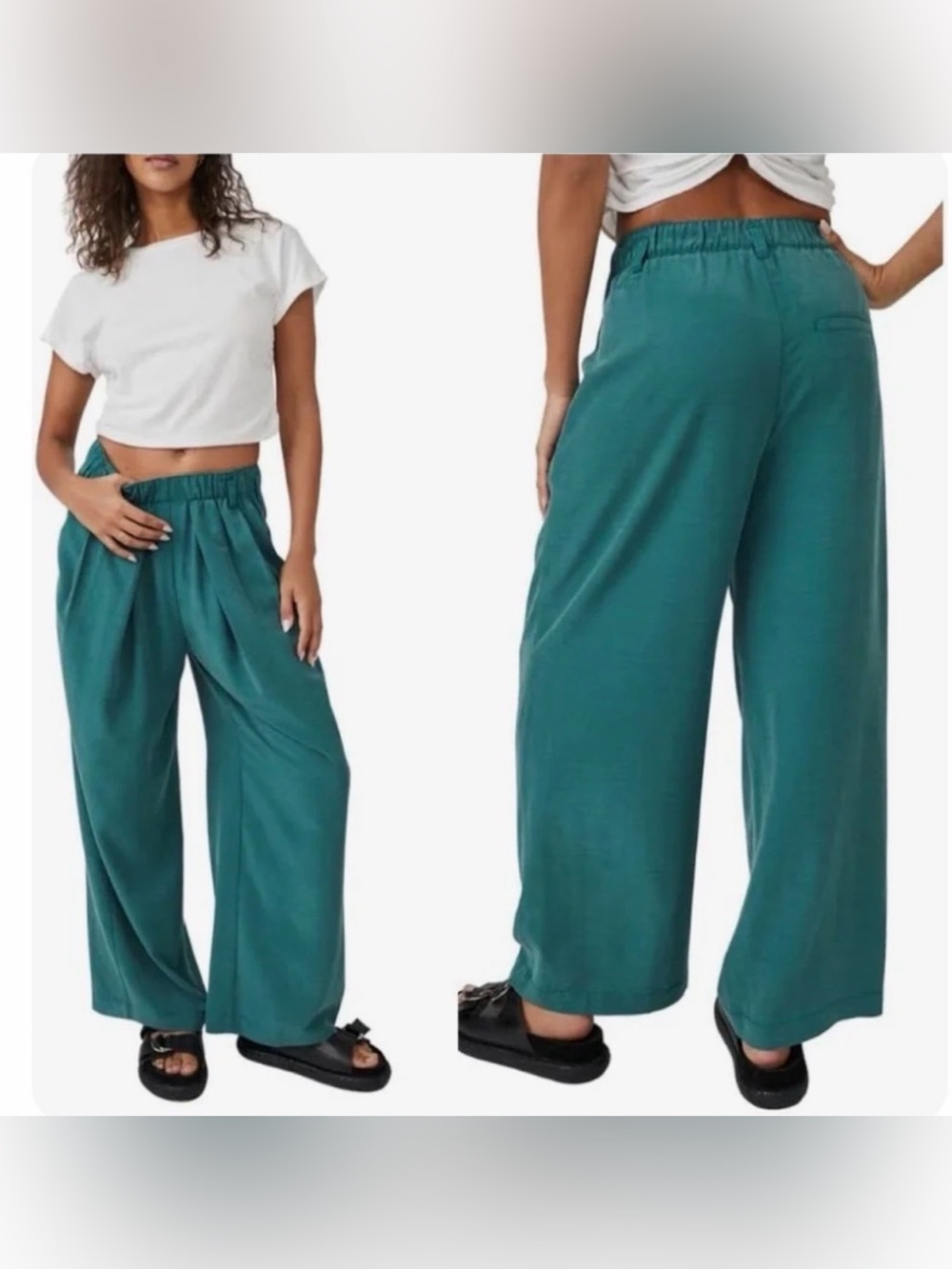 Free People NOTHIN TO SAY PLEATED TROUSER